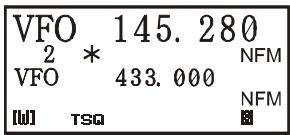 YAESU VX-7R - Mise en mémoire - 1