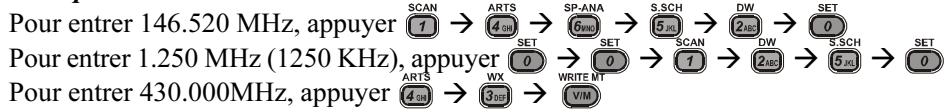 YAESU VX-7R - Exemples: - 1