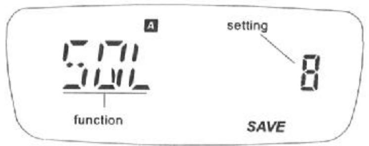 YAESU FT-50R - Les differentes fonctions du commutateur - 8