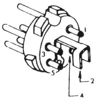 YAESU FT-736R - Embase ronde STBY (DIN à 5 broches) - 1