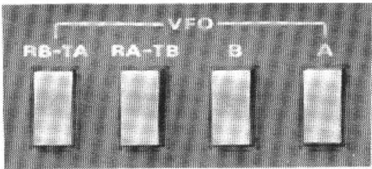 YAESU FT-736R - Groupe de 4 touches VFO - 1