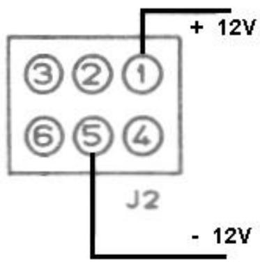 YAESU FT-736R - Connexion de l'alimentation - 3