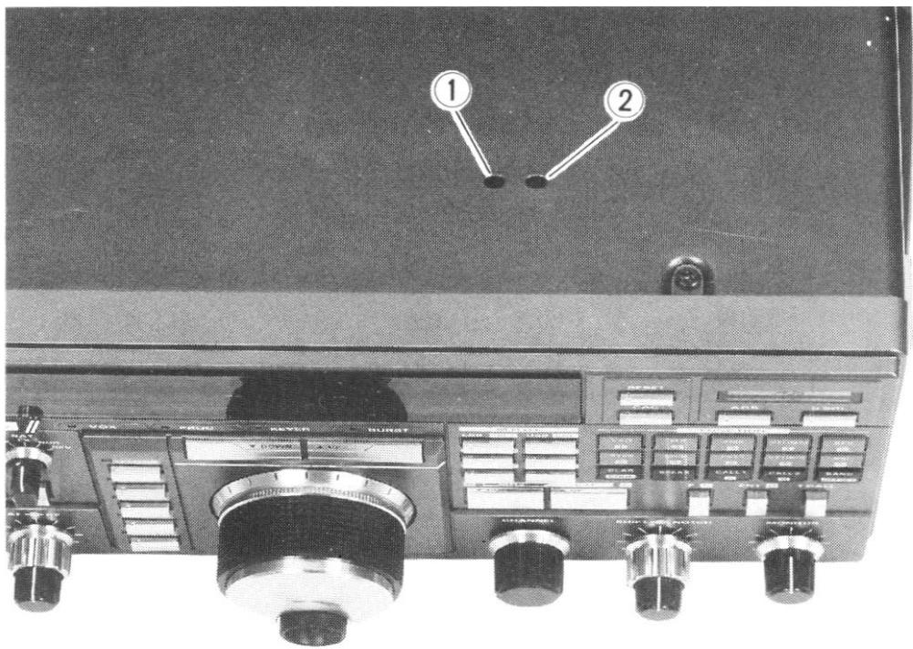 YAESU FT-736R - CAPOT SUPERIEUR DE L'APPAREIL - 1