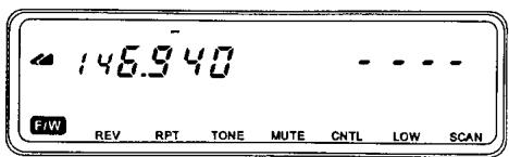 YAESU FT-8100R - Décalage standard pour le fonctionnement avec relais - 1