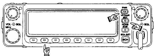 YAESU FT-8100R - Initialiser le microprocesseur de nouveau - 1