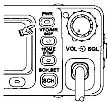 YAESU FT-8100R - Metre sous tension, eteindre - 1
