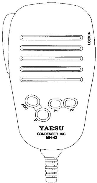 YAESU FT-8100R - Clavier micro MH-36 - 2
