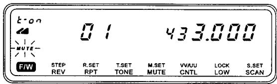 YAESU FT-8100R - Réduction temporaire du volume sonore - 1