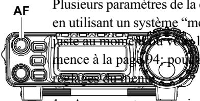 YAESU FT-857 - UTILISATION SCHEMATIQUE DU MODE MENU - 1