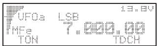 YAESU FT-857 - Ligne multifonction "e" (MFe) [TON, ---, TDCH] ([ENC, DEC, TDCH]) - 1