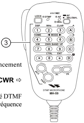YAESU FT-857 - Touche [9(BAND UP)] - 1