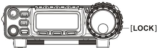 YAESU FT-857 - VERROUILLAGE DES COMMANDES DE LA FACE AVANT - 1