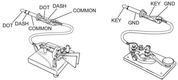 YAESU FT-897 - Utilisation d'une «pioche»/d'un manipulator externe - 1