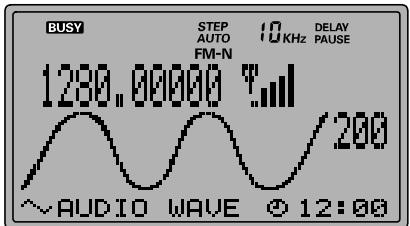 YAESU VR 5000 - FORME DU SIGNAL AUDIO - 1