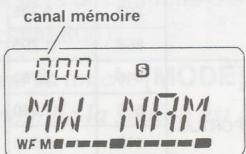 YAESU VR-120 - Mise en mémoire simple - 1