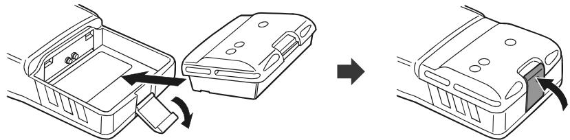 YAESU VX-6E - INSTALLATION DU PACK BATTERIES FNB-80LI - 1