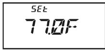 YAESU VX-6E - Affichage de la température - 1