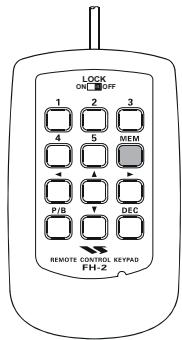 YAESU FT-2000 - MÉMOIRE DU MANIPULATEUR POUR CONCOURS AVEC LE FH-2 - 1
