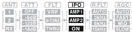 YAESU FT-2000 - Facteur de forme variable du filtré FI (VOIR PAGE 121) - 3