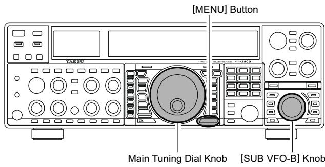 YAESU FT-2000 - Effacer des caractères saisis précédendum - 1