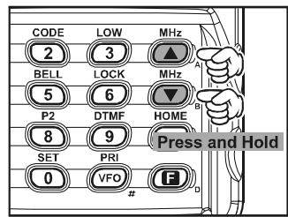 YAESU VX-170 - 3) Recherche automatique - 1