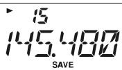 YAESU VX-170 - Comment éviter (sauter) un canal au cours d'une recherche automatique - 2