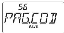 YAESU VX-170 - Mémoriser le code à 3 caractères pour l'essayselectif: - 1