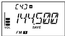 YAESU VX-3E - SURVEILLER LA FRÉQUENCE D'ENTRÉE D'UN RELAIS - 1