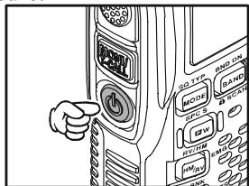 YAESU VX-3E - MISE SOUS ET HORS TENSION - 1