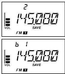 YAESU VX-3E - AFFECTATION DE MÉMOIRES À UNE BANQUE MÉMOIRE - 1