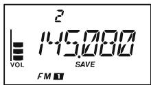 YAESU VX-3E - MASQUER DES MÉMOIRES - 1