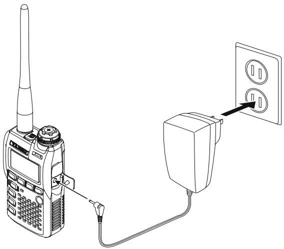 YAESU VX-3E - CHARGER LA BATTERIE - 1