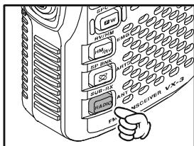 YAESU VX-3E - RÉCEPTION DE LA RADIODIFFUSION EN AM ET FM - 2