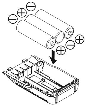 YAESU VX-3E - INSTALLATION DU BOÎTIER PILES FBA-37 (OPTION) - 1