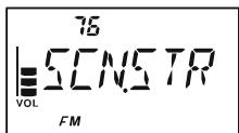 YAESU VX-3E - Réglage du délai de reprise: - 1