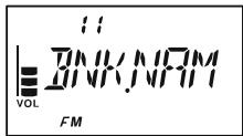 YAESU VX-3E - CHANGER LE NOM D'UNE BANQUE MÉMOIRE - 1