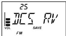 YAESU VX-3E - INVERSION DE CODE DCS - 1