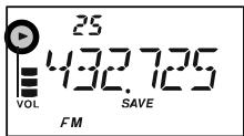YAESU VX-3E - RECHERCHE AUTOMATIQUE D'UNE SUITE DE MÉMOIRES PRÉFÉRENTIELLES - 2