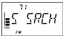 YAESU VX-3E - CHOIX DU MODE DE RECHERCHE DYNAMIQUE - 1