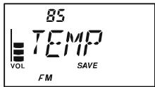 YAESU VX-3E - VÉRIFICATION DE LA TEMPÉRATURE - 1