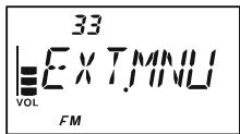 YAESU VX-3E - MASQUER DES LIGNES MENUS - 1