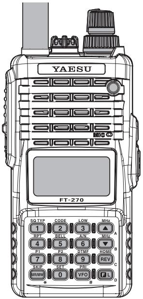 YAESU FT-270E - Attention en cas d'utilisation - 1