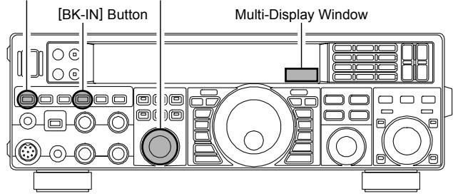 YAESU FT-950 - VERIFICATION DU CONTENU DE LA MÉMOIRE CW - 1