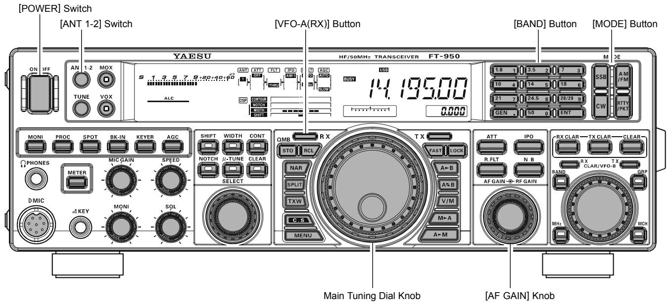 YAESU FT-950 - ⑦ PGM-SW - 1