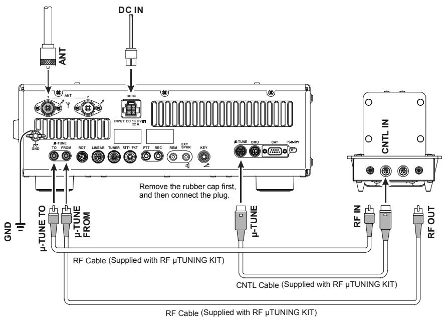 YAESU FT-950 - Branchements sur le FT-950 - 1