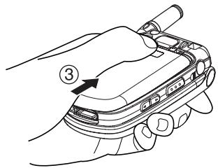 SANYO SCP-2400 - Mise en place de la batterie - 2