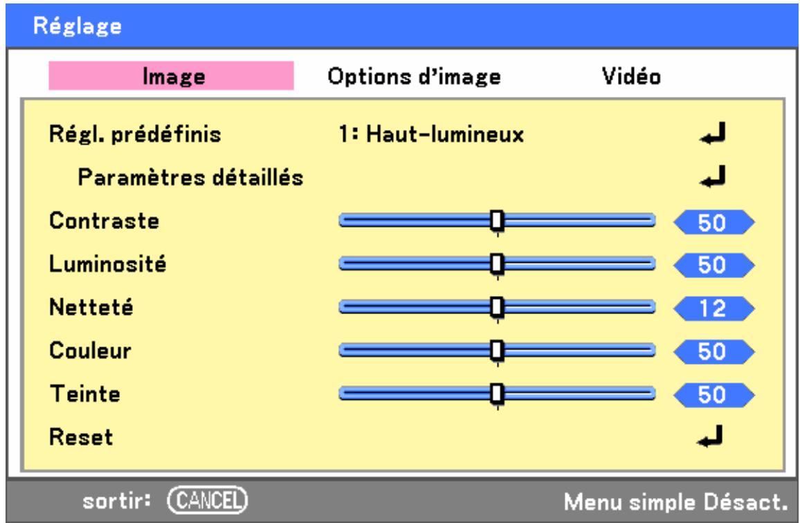 SANYO PDG-DXT10L - Menu Image - 1
