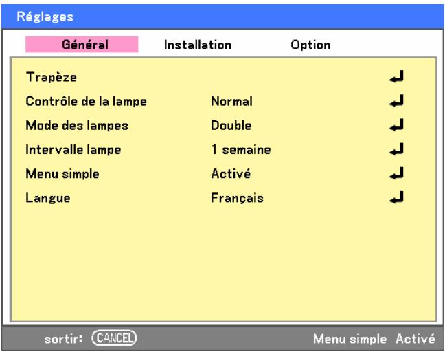 SANYO PDG-DXT10L - Changer le mode de la lampe - 2