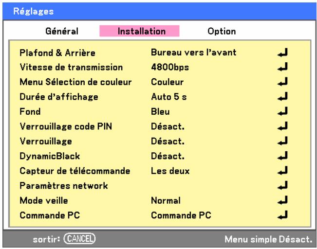 SANYO PDG-DXT10L - Verrouillage du projeteur - 2