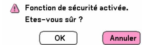 SANYO PDG-DXT10L - Verrouillage du projeteur - 5